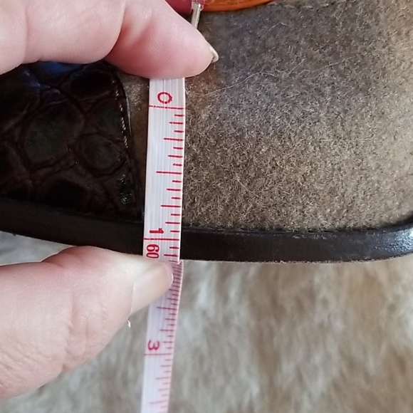 DSQUARED platform brown and orange heels size 39 - Picture 14 of 15